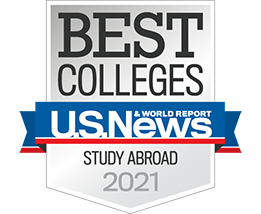Study abroad badge